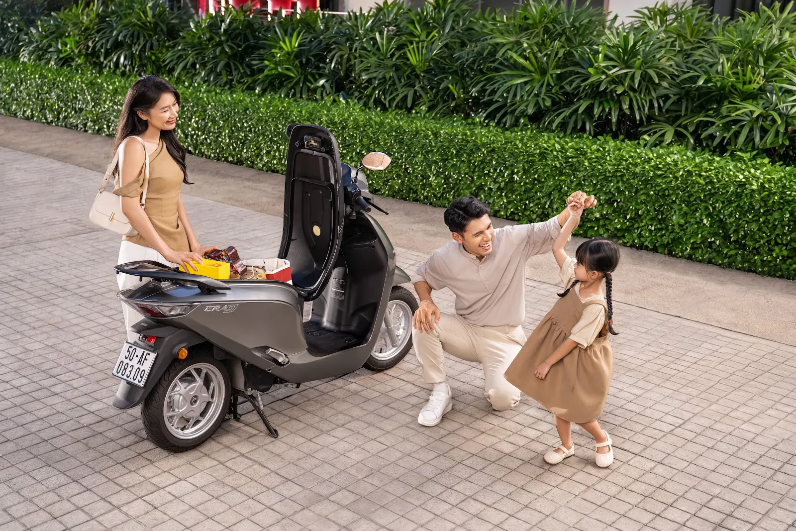 Chở cả gia đình