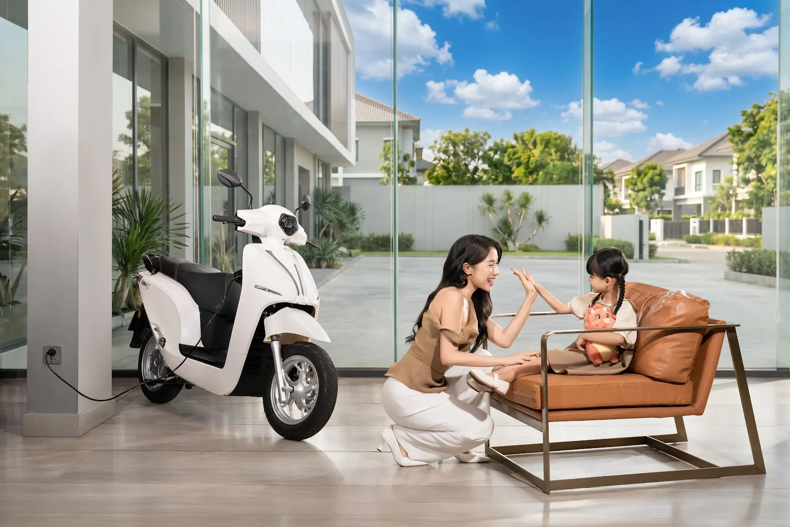 Era trắng trong phòng khách