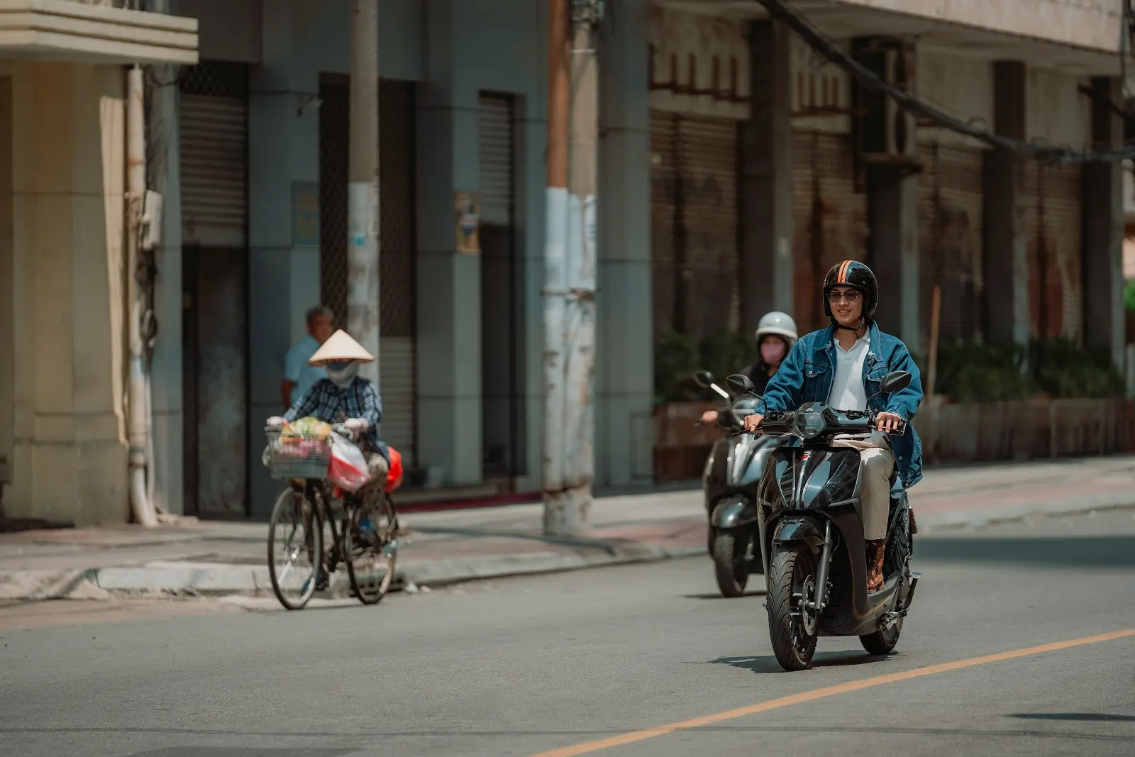 Chạy Quantum S trên phố